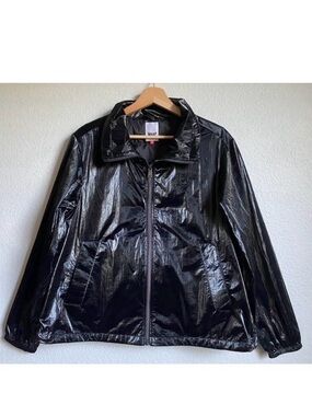 WAAC Golf Jacket Nylon Glossy Down Zip Up Womens Size 3 / US medium